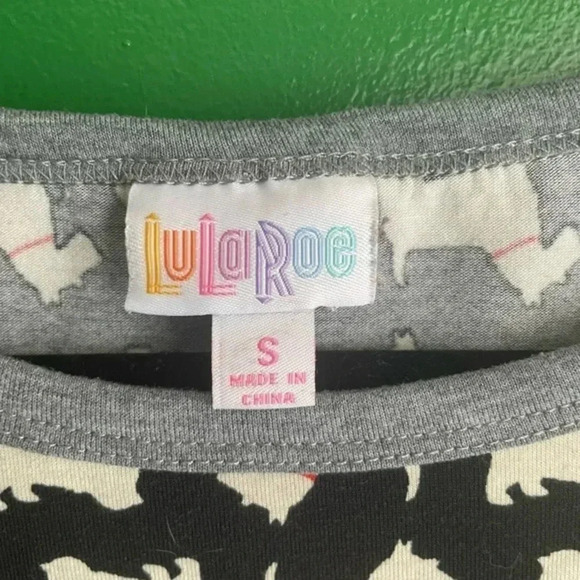 LulaRoe Scottie‎ Dog Dress Tshirt Size Small S Excellent Condition - Picture 3 of 4